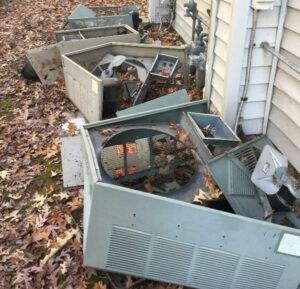 HVAC theft of coils from multiple units